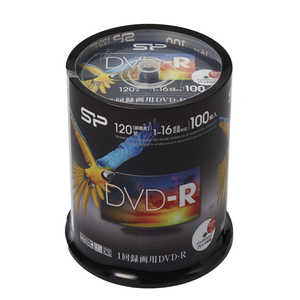 SILICONPOWER 録画用DVD-R 4.7GB スピンドルケース100枚 [4.7GB/インクジェットプリンター対応] SPDR120PWC100S
