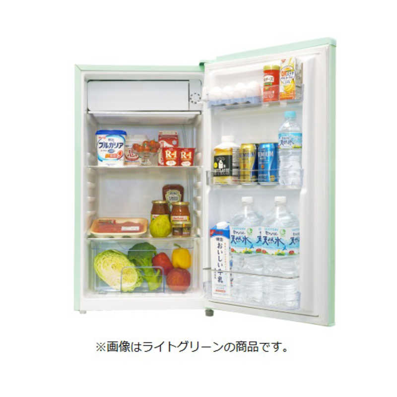 エスキュービズムエレクトリック エスキュービズムエレクトリック 冷蔵庫 レトロ冷蔵庫シリーズ ブラック [1ドア /右開きタイプ /85L] WRD-1085-K WRD-1085-K