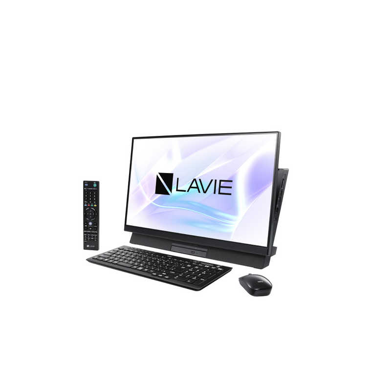 NEC NEC LAVIE Desk All-in-one デスクトップパソコン [23.8型 /CPU：Core i7 /HDD：3TB /Optane：16GB /メモリ：8GB] ファインブラック PC-DA770MAB PC-DA770MAB