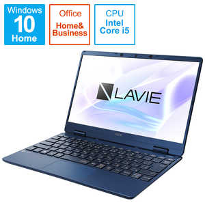 NEC ノートパソコン LAVIE Note Mobile ネイビーブルー ［12.5型 /intel Core i5 /メモリ：8GB /SSD：256GB ］ PC-NM550RAL ネイビｰブルｰ