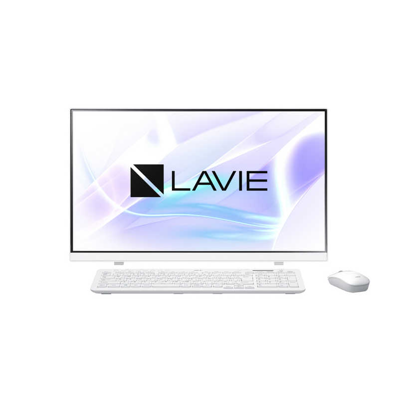NEC NEC デスクトップパソコン LAVIE Home All-in-one(HA570/RA シングルチューナ搭載) ファインホワイト PC-HA570RAW-2 PC-HA570RAW-2