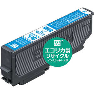 エコリカ 【互換】[エプソン:ICC80L(シアン)対応]リサイクルインクカートリッジ ECI-E80L-C