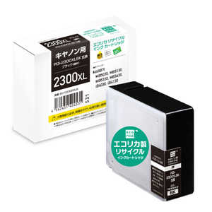 エコリカ リサイクルインクカートリッジ【キャノン用 PGI-2300XLBK互換】 ECI-C2300XLB エコリカ リサイクルインクカートリッジ【キャノン用 PGI-2300XLBK互換】 ECI-C2300XLB