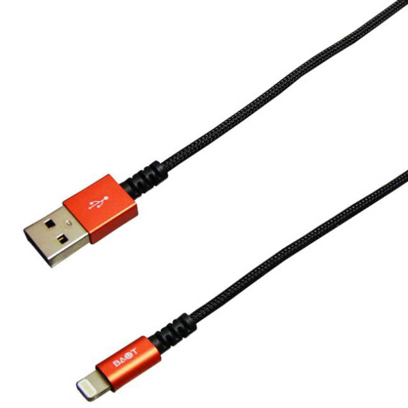 ティレイズ ティレイズ Lightning ⇔ USBケーブル 充電･転送 2.4A (1m) BUSLAN100RD レッド BUSLAN100RD レッド