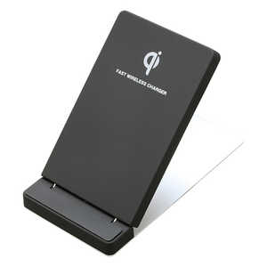 バウト ワイヤレス充電スタンド 角度自在Qi対応 BQIMSA01100BK ブラック [ワイヤレスのみ]