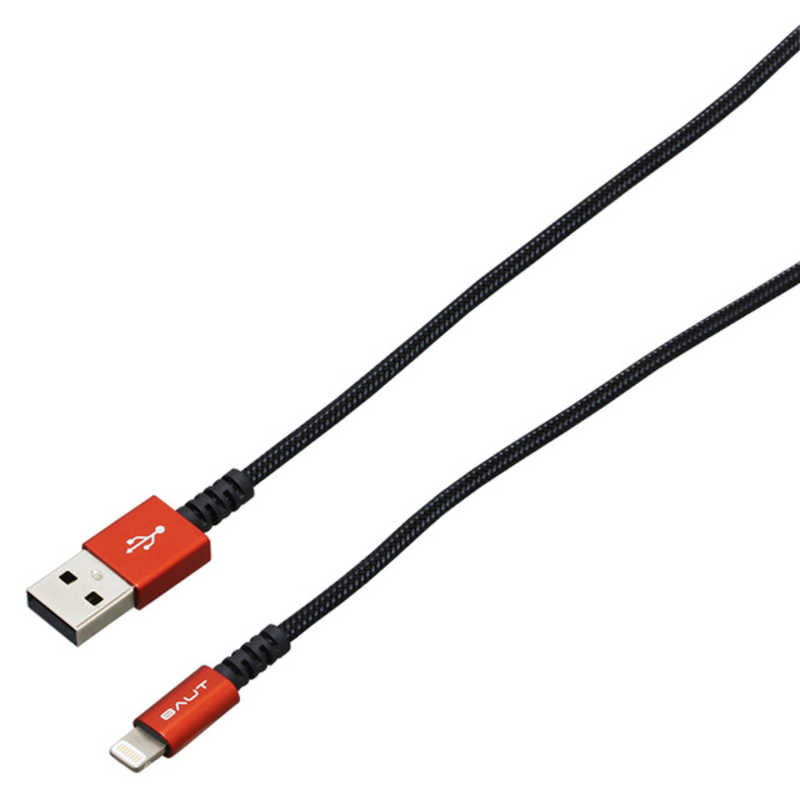 ティレイズ ティレイズ プレムアムシリーズLightning USB HARDケーブル 2.0m RD BUSLAN200RD(レット BUSLAN200RD(レット