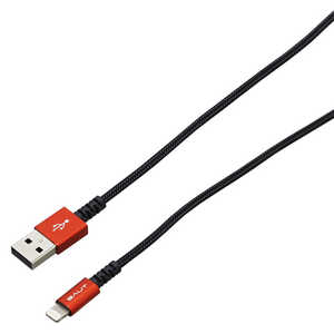 ティレイズ プレムアムシリーズLightning USB HARDケーブル 2.0m RD BUSLAN200RD(レット