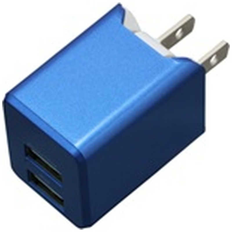 ティレイズ ティレイズ PREMIUM　スマホ用USB充電コンセントアダプタ 3.4A　BL BAC2U34BL BAC2U34BL