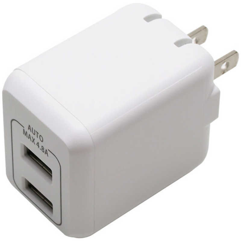 ティレイズ ティレイズ PREMIUM AC Charger 4.8A WH BAC2U48WH(ホワイ BAC2U48WH(ホワイ