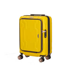 ＜コジマ＞ A.L.I スーツケース ハードキャリー 59L La PANTHEON(ラ パンテオン) イエロー+カーボン H059YE+C PTK100024