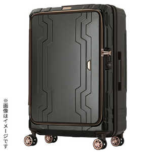 ＜コジマ＞ A.L.I スーツケース ハードキャリー 90L+12L MAXBOX(マックスボックス) メタリックイエロー H090MYE ALI5711