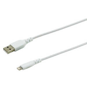 ティレイズ タブレット/スマートフォン対応[Lightning]USBケーブル WLCKS050W ホワイト [0.5m]