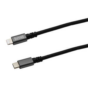 ティレイズ USB Type-C to ライトニング ケーブル PREMIUM 1.0m WCLCAN100GM(ガン