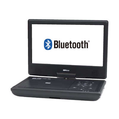WIZZ Bluetooth搭載 10.1インチ ポータブルDVDプレーヤー WPD