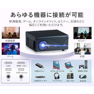 【翌日発送可能】 WIZZ カテゴリ | の通販 WPJ-V600 スマートプロジェクター プロジェクター