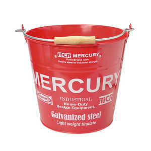 キーストーン マーキュリー ブリキバケツ レギュラー MEBUBRRDレッド KSBUCKET
