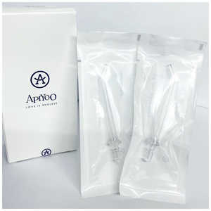 APIYOO X7 口腔洗浄器 替ノズル クリア 標準 2本入 EAX7-0019