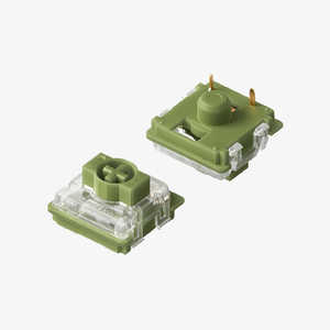 NUPHY å Gateron Low-profile Switches 100 Moss (Tactile 60gf) Moss Tactile 60gf Gateron-m