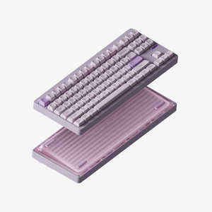 NUPHY キーボードキットベアボーン Nuphy ［有線・ワイヤレス /Bluetooth・USB (Type-C)］ Airy Lilac g803kl