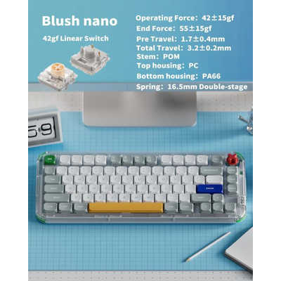 NuPhy KICK75 ブラッシュナノ　箱付き　アシュタル NuPhy Kick75 レビュー｜ハイ・ロー自由に遊べる！欲張り仕様の