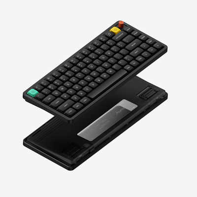 NuPhy Air75 ブラック キーボード 本体 キーボードケース付き NUPHY メカニカルキーボード Air75 V3・Ansi・Red nano軸(リニア