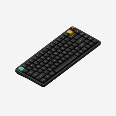 NuPhy キーボード本体 ブラック NUPHY Air75 V2 75％超 薄型ワイヤレスメカニカルキーボード