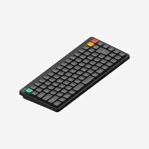 NUPHY Node75 ���J�j�J���L�[�{�[�h�EJIS�EBrown nano��(�^�N�^�C��) �m�L���E���C�����X / Bluetooth�EUSB (Type-C)�n Ink Gray n75ngbj