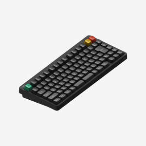 NUPHY Node75 ���J�j�J���L�[�{�[�h�EJIS�EBrown Max��(�^�N�^�C��) �m�L���E���C�����X / Bluetooth�EUSB (Type-C)�n Ink Gray n75mgbj