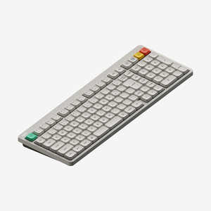 NUPHY NuPhy Low-profile���J�j�J���L�[�{�[�hNode100(White)- NuPhy n100nwuj