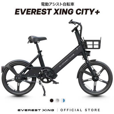 EVERESTXING 電動アシスト自転車 CITY Plus リアキャリアモデル [20
