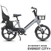 EVERESTXING 電動アシスト自転車 CITY Plus リアキャリアモデル [20