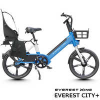 EVERESTXING 電動アシスト自転車 CITY Plus リアキャリアモデル [20