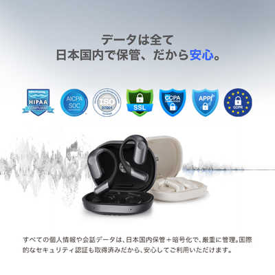 ZENCHORD 1 アーバングレー AI議事録イヤホン Notta対応 オープン