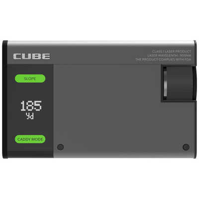 キャディトーク キューブ CUBE Black ガンメタルブラック GOLFZON ゴルフ レーザー 距離測定器 CaddyTalk CUBE キャディ