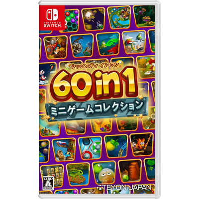 TEYONJAPAN Switchゲームソフト 60 in 1 ミニゲームコレクション HAC-P