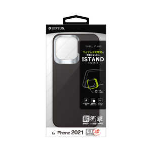 MSソリューションズ iPhone 13 Pro 対応 6.1inch ハイブリッド SHELL STAND LPIP21SHSBK