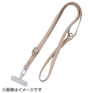 MSソリューションズ スマートフォン(汎用) ショルダーストラップ 「SHOULTY MULTI STRAP」平紐タイプ ベージュ LN-SS02BG MSソリューションズ スマートフォン(汎用) ショルダーストラップ 「SHOULTY MULTI STRAP」平紐タイプ ベージュ LN-SS02BG