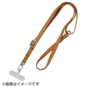 MSソリューションズ スマートフォン(汎用) ショルダーストラップ 「SHOULTY MULTI STRAP」平紐タイプ キャメル LN-SS02CA MSソリューションズ スマートフォン(汎用) ショルダーストラップ 「SHOULTY MULTI STRAP」平紐タイプ キャメル LN-SS02CA