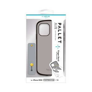 MSソリューションズ iPhone 14 6.1インチ超軽量・極薄・耐衝撃ハイブリッドケース 「PALLET AIR BAND」 グレージュ (スマホバンド付属) LNIM22PLBGG