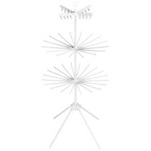 積水樹脂 物干し スタンド コスモス 3段式 ホワイト C-400