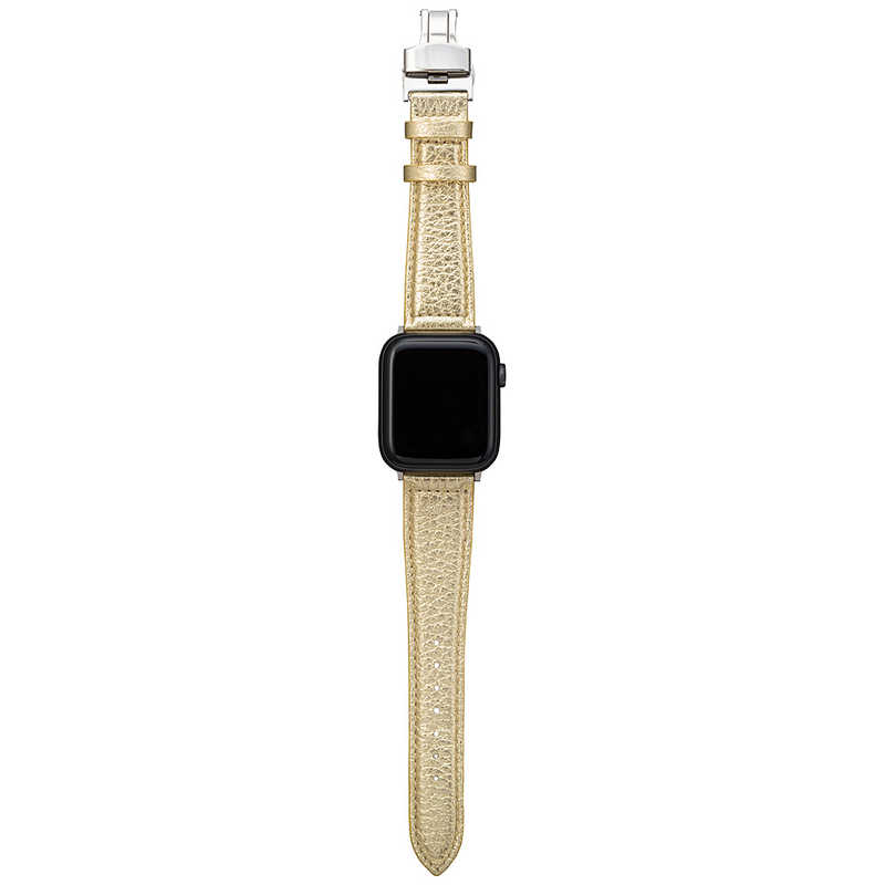 坂本ラヂヲ 坂本ラヂヲ Apple Watch (44/42mm) PikaPika Leather Watchband ゴールド GWBPK-AW01GLD  