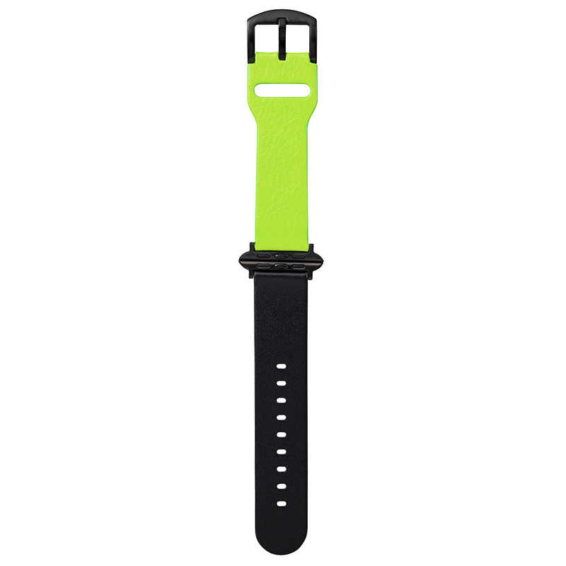 坂本ラヂヲ 坂本ラヂヲ AW (44 42mm)NEON ItalianGenuineLeather Watchband グリーン  