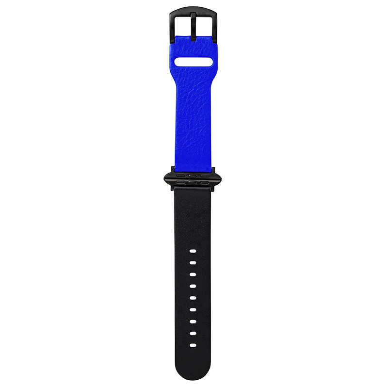 坂本ラヂヲ 坂本ラヂヲ AW (40 38mm)NEON ItalianGenuineLeather Watchband ブルー  