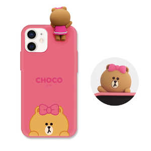 ROA iPhone 12 mini 5.4インチ対応 Figure BASIC COLOR SOFT SNEAK PEEK CHOCO KCECSB029 ROA iPhone 12 mini 5.4インチ対応 Figure BASIC COLOR SOFT SNEAK PEEK CHOCO KCECSB029