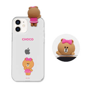 ROA iPhone 12 mini 5.4インチ対応 Figure BASIC CLEAR SOFT SIGNATURE CHOCO KCECSB032 ROA iPhone 12 mini 5.4インチ対応 Figure BASIC CLEAR SOFT SIGNATURE CHOCO KCECSB032