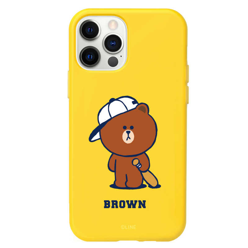 ROA ROA iPhone 12/12 Pro 6.1インチ対応 Browns Sports Club COLOR SOFT_BROWN BASE BALL KCECSB067 KCECSB067