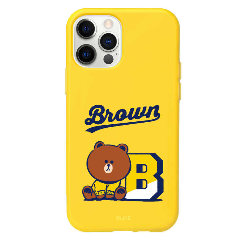 ROA ROA iPhone 12/12 Pro 6.1インチ対応 VARSITY COLOR SOFT_BROWN KCECSB069 KCECSB069