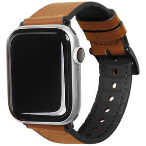 ROA Apple Watch 44mm/42mm用 GENUINE LEATHER STRAP AIR ブラウン EGARDEN EGD20584AW