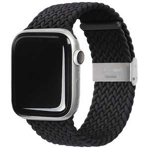 ROA Apple Watch 44mm 42mm用 LOOP BAND ブラック EGARDEN EGD20655AW