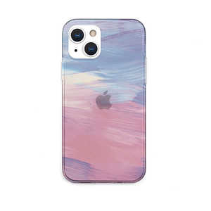 ROA iPhone 13 対応 6.1inch 2眼ソフトクリアケース　PINK　pastel AK20984I13